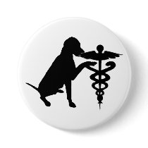 DOG THERAPY HOSPITAL buttons by Sofia_Youshi DOG THERAPY HOSPITAL buttons