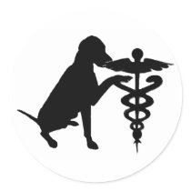 DOG THERAPY HOSPITAL stickers by Sofia_Youshi DOG THERAPY HOSPITAL stickers