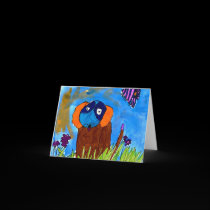 Dog • Tim Albe, Age 8  - card cards