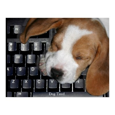 Dog Tired Posters by Classic_Cat