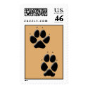 Dog Tracks Pawprints Stamp