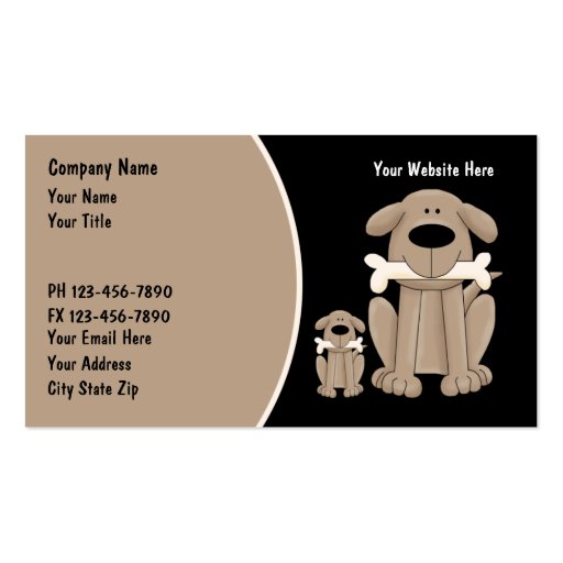 Dog Training Business Cards