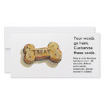 Dog treat cards for dogs parties businesses events photo greeting card