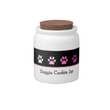 Dog Treat Cookie Jar Candy Jar