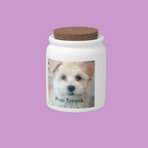 Dog treat cookie jar Havanese candy jars