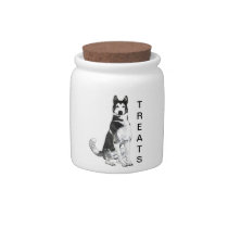 Dog treat jar candy jars