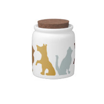 Dog Treat Jar Candy Jar