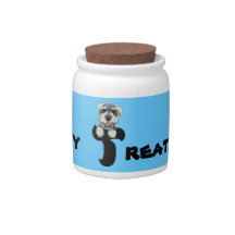 Dog Treat Jar Candy Jar