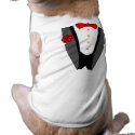 Dog Tuxedo t-shirt pet clothing