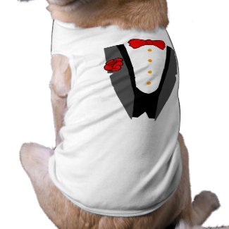 Dog Tuxedo t-shirt petshirt