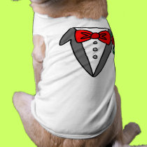 Dog Tuxedo t-shirt pet clothing by wedding_tshirts Dog Tuxedo t-shirt pet clothing