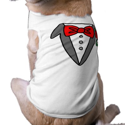 Dogs Tuxedo on Dog Tuxedo T Shirt Pet Tee Shirt