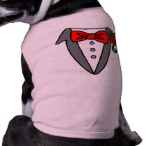 Dog Tuxedo t-shirt pet clothing