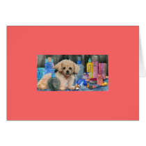Dog Valentine card cards