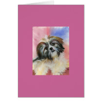 Dog Valentine card cards
