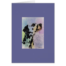 Dog Valentine card cards