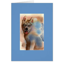 Dog Valentine card cards