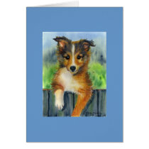 Dog Valentine card cards