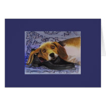 Dog Valentine card cards