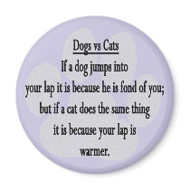 Dog vs Cat magnets