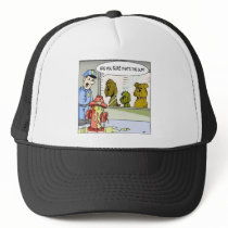 Dog Vs Hydrant Police Line Up Funny Gifts & Tees Mesh Hat