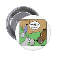 Dog VS. Vacuum Cleaner Funny Gifts & Collectibles Pinback Buttons