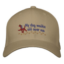 Dog Walk embroidered hats by Diva_Pets Dog Walk embroidered hats
