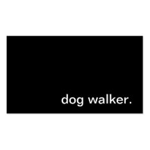 Dog Walker Business Card
