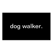 Dog Walker Business Card Template