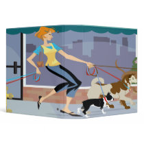 Dog Walker Redhead Notebook binders