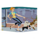 Dog Walker Redhead Notebook binders