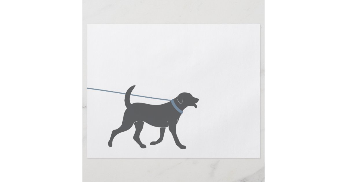 Dog Walker/Walking Business Flyer Template Zazzle