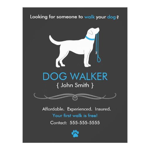 dog-walker-walking-business-flyer-template-zazzle