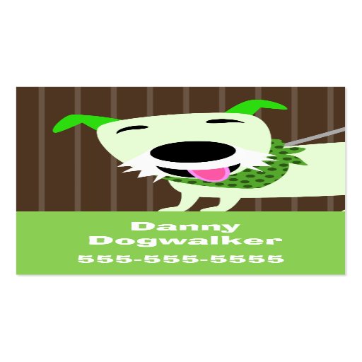 Dog Walking Services Business Cards