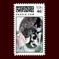 Dog Wedding Stamps