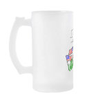 Dog with Flags July 4th Gifts Coffee Mugs