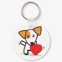 dog with heart keychains by gollykim dog with heart keychains