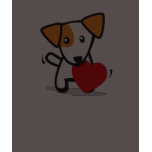 Dog with Heart Tshirt