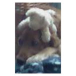 dog with teddys customized stationery