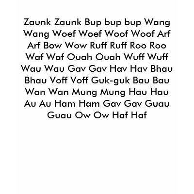 DOG WOOF SOUND COUNTRY CONTINENT TSHIRTS by Sofia_Youshi