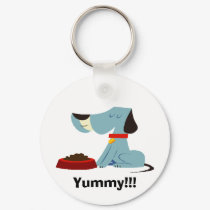 Dog Yummy!!! Key chain keychains by tickeltoes Dog Yummy!!! Key chain keychains