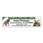 Dogface bumpersticker bumper stickers