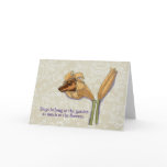Dogflower greeting card
