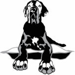 Dogge photo sculpture
