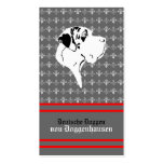 Doggen visiting cards business cards