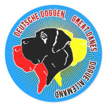 Doggenaufkleber sticker