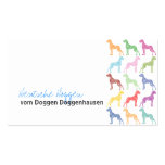 Doggenhaus visiting cards business card templates