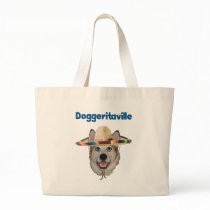 Doggeritaville Dog Hat Tote Bag