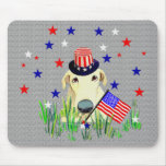 Doggie 4th Of July Mouse Pad