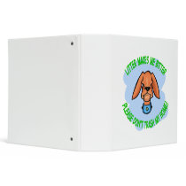 doggie vinyl binder